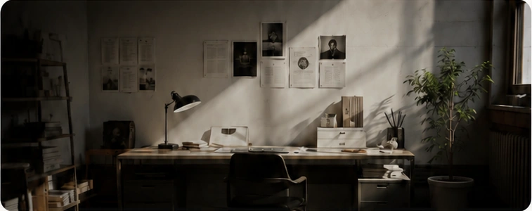 Inside the studio